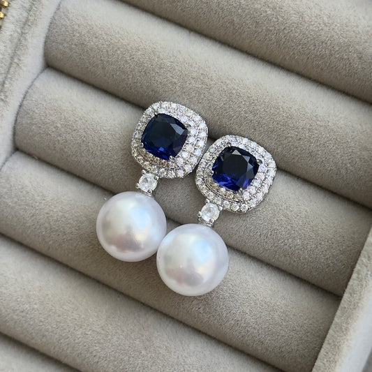 Aretes Azul