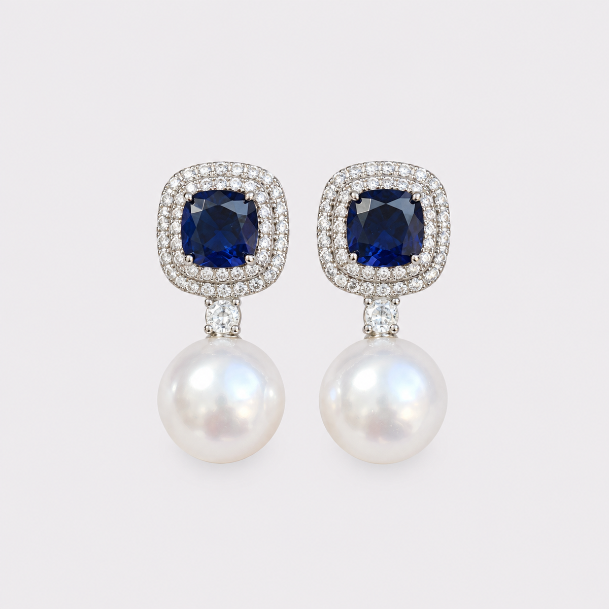 Aretes Azul