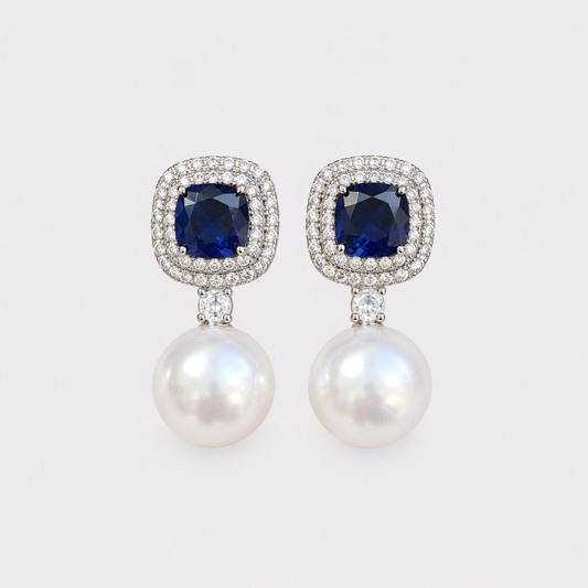Aretes Azul